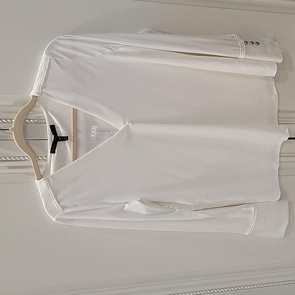 WHBM - Long Sleeve White Knit Top! NWT! - Picture 2 of 8